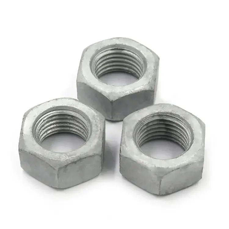 Hex nut hot dip galvanized nut 8.8 grade nut