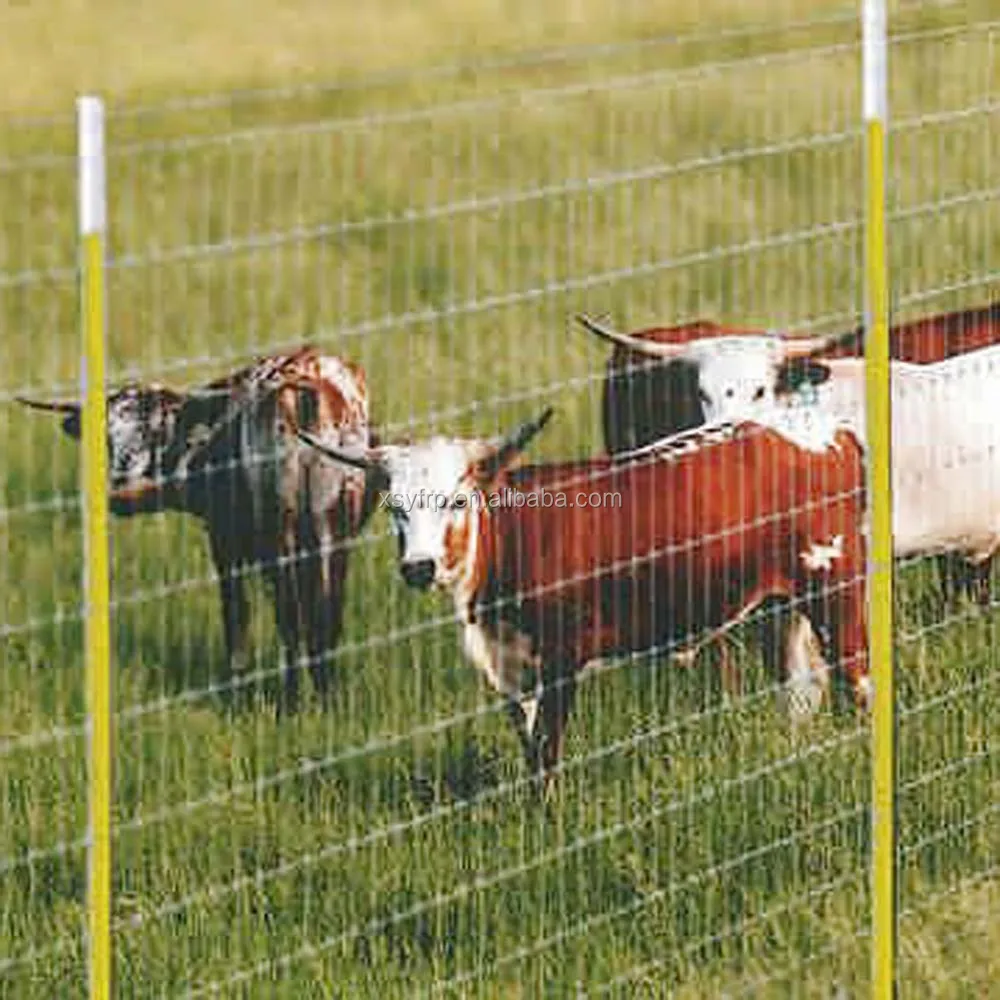 China Supplier Electrical Fence Fiberglass Pole with Sharp Point End