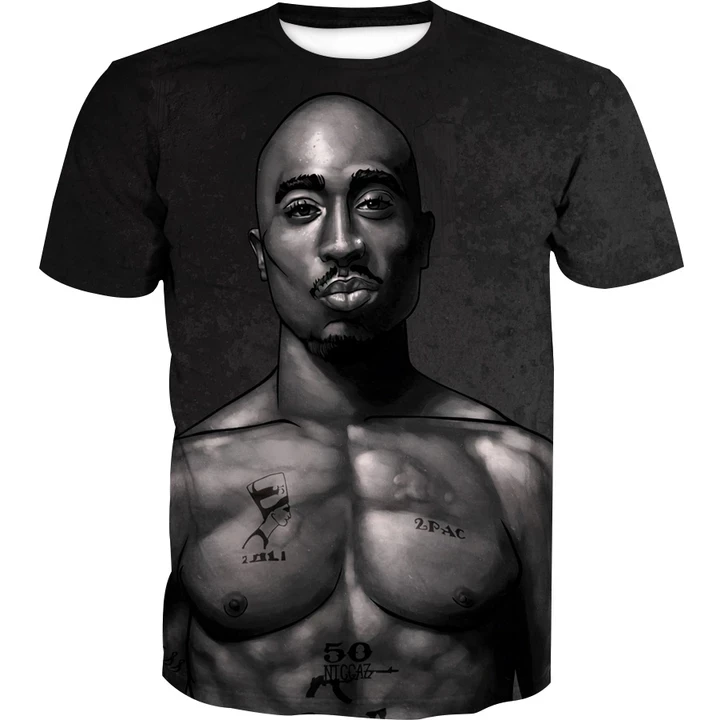 Sublimation 3D Print Bayan Tisort Algodon Camiseta Hip Hop Custom T Shirt For Sport Team