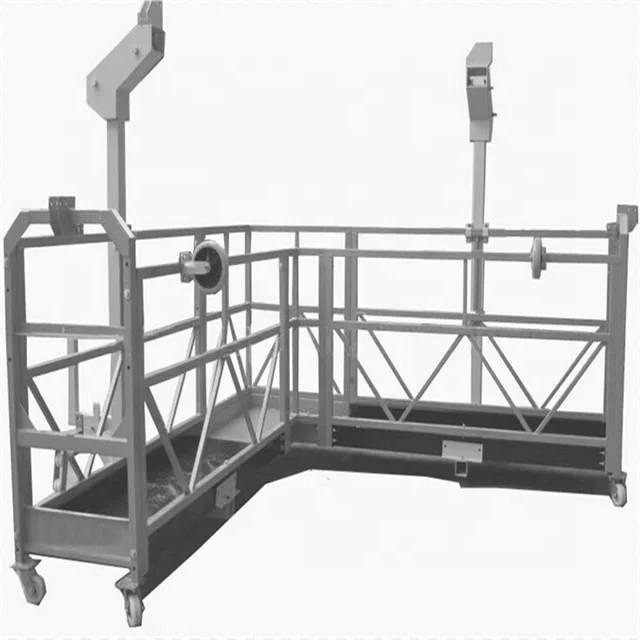 corner suspended platform/aerial working cradle/swing stage for window cleaning