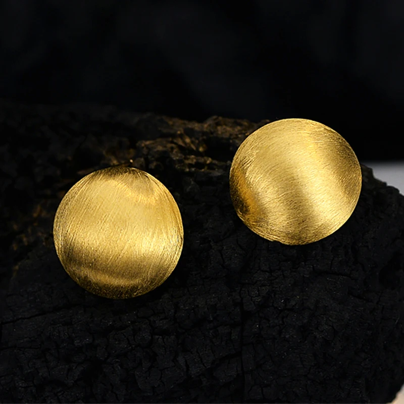 ICEBELA Fine Jewelry Minimalist 925 Sterling Silver Gold Plating Chunky Earrings Waterproof Luxury Ear Stud Earrings For Women