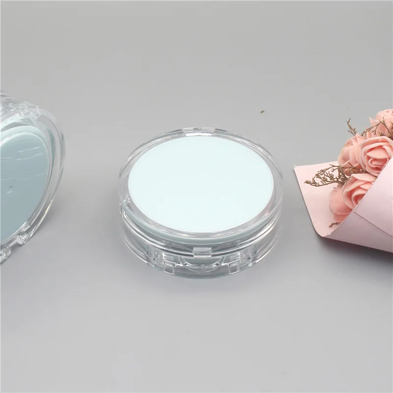 15g Air Cushion Bb Container Had Mirror Empty Air Cushion Foundation Compact Light Blue Air Cushion Box With Powder Puff