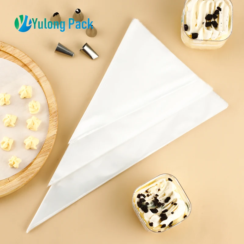 9 Inch High Quality Disposable Silicone Pastry Bag Mini Size LDPE Plastic Piping Bags Factory Direct Bulk Wholesale Kitchen Use