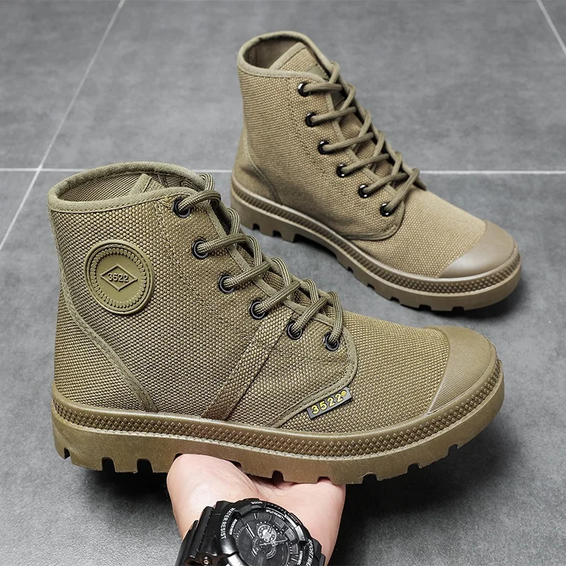 High Top Hiking Walking Casual Outdoor Martin Boots Men Work Shoes