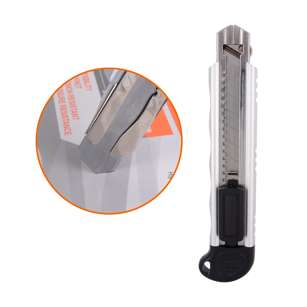 SHIND 37550 Snap-Off Blade Knife With 5 pcs Blades 9mm*13 SK5 Carbon Tool Steel And Auto-locking Blade