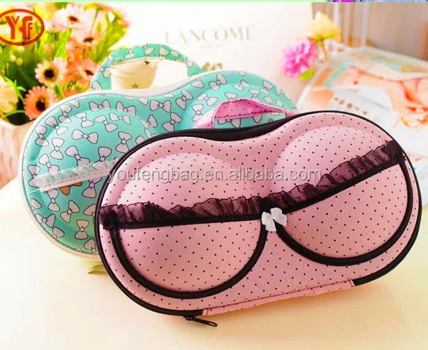Travel Portable Underwear Put Morph Box Customizable Color Underwear Bag Protect Eva Bra Lingerie Storage Organizer Case