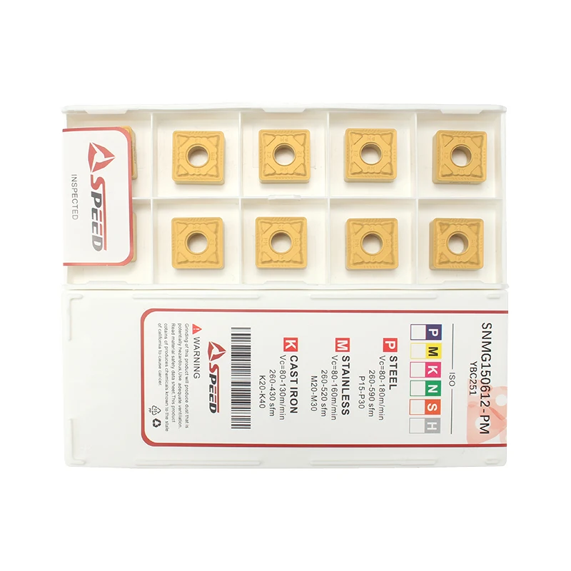 Hot Sale Tungsten Carbide Indexable Turning Inserts SNMG120404 SNMG120408 SNMG150612 SNMG190612 CNC Lathe Cutting Tools