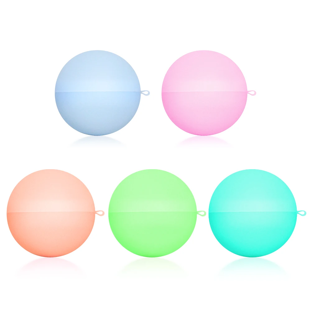 2022 Hot Sale BPA Free Self-Sealing Reusable Water Balloons Kids Silicone Water Ball