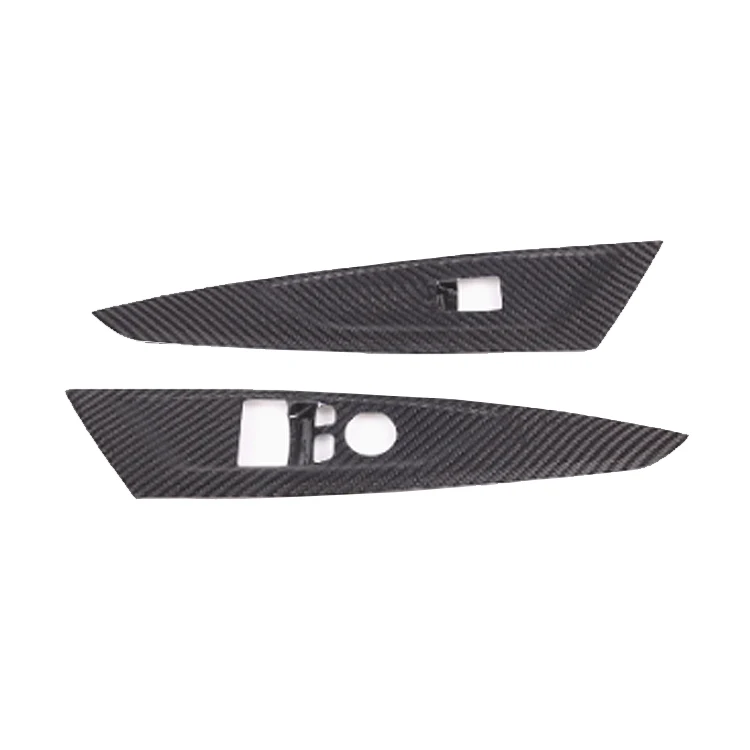 Real Carbon Fiber Interior Accessories For BMW 4 Series G22 G23 G26 2020-2024 Car Door Panel Cover Window Button Trim Frame