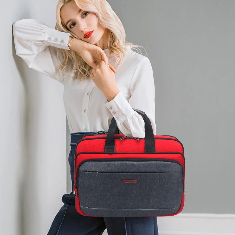 Fashion Larger Capacity waterproof computer bag anti-theft multifunctional practical zipper laptop bag