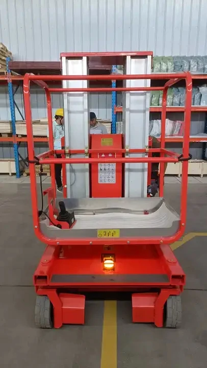 BTSP2 High Quality Electric Aluminium Alloy Telescopic Self Propelled Vertical Aerial Working Platform Lift