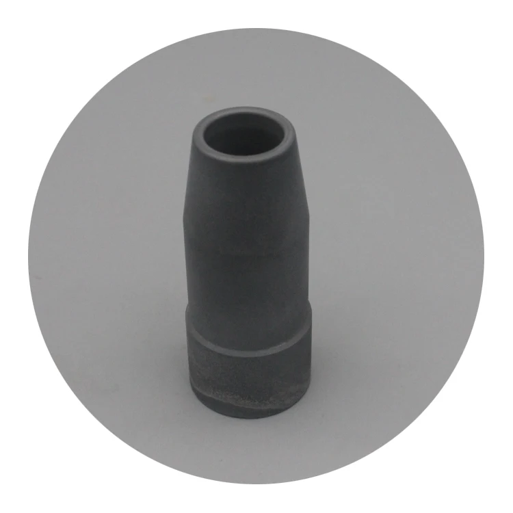 3X Ceramic Parts OEM Customization Manufacturer CNC Machining Original Factory Porous Sintered Black SIC Silicon Carbide Nozzle