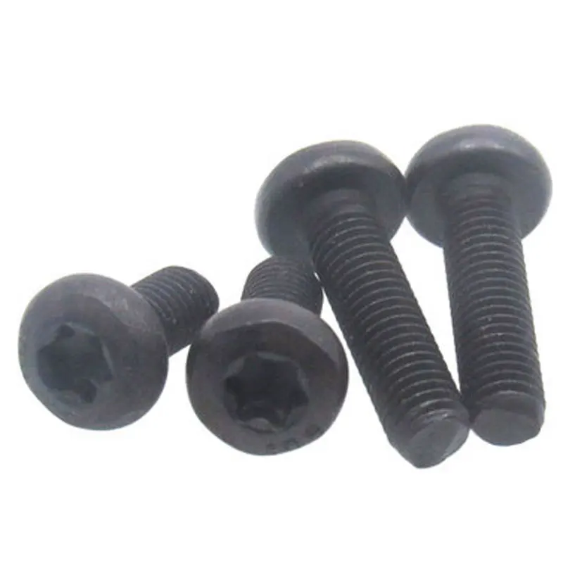 M5 M10 Carbon Steel ASTM A325 GR A B C ASTM 449 B7 B8 B8M Black Oxide Cross Recess Hexagon Torx Button Head Bolt