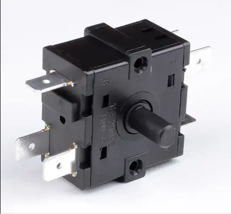 2023 hot selling rotary cam switch low voltage selector switch  round screen with rotary switch