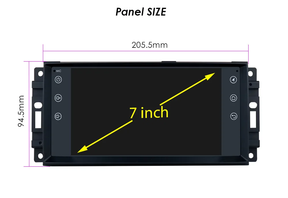 7' android 2+32G car radio stereo for JEEP Wrangler/Compass/Commander/Grand Cherokee Dodge Journey Chrysler 300C 2008-2011
