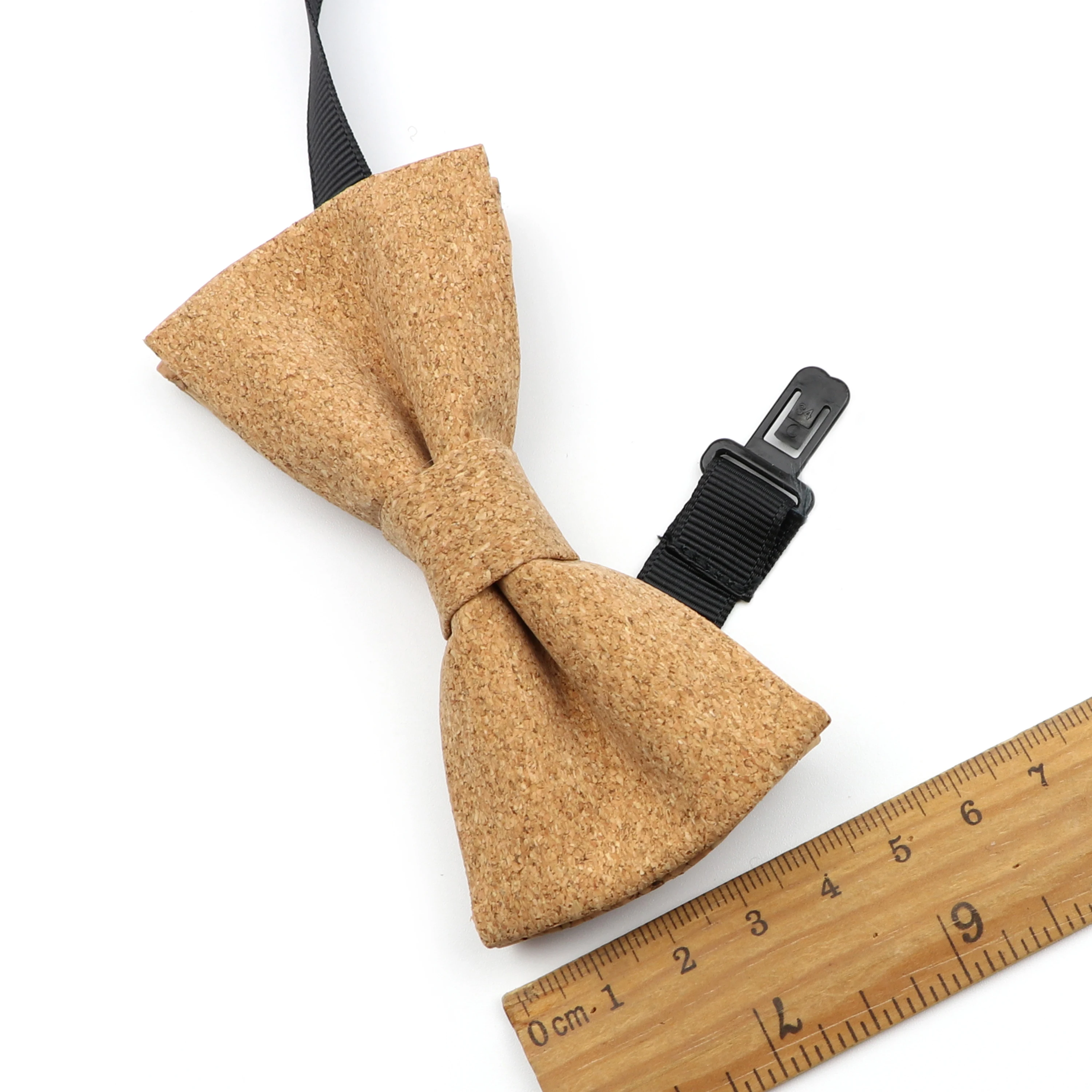 New Children Cork Wooden Fashion Bow Ties Kid Novelty Handmade Solid Neckwear for Kids Wedding Party Wood Gift Child Bowtie