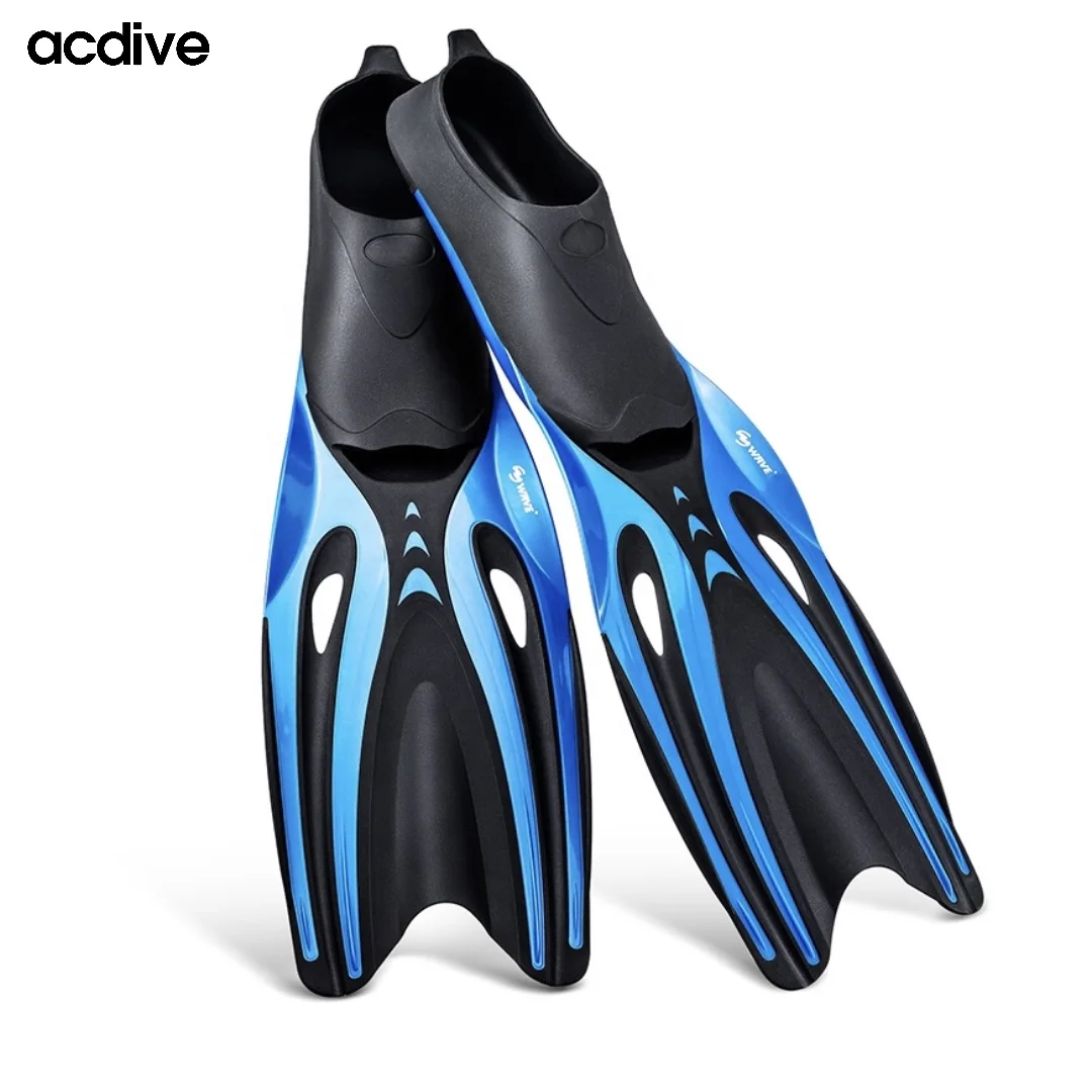 Adult Professional TPR Swimming Diving Frog Flippers Rubber Silicone Free Floating High Toughness Fins