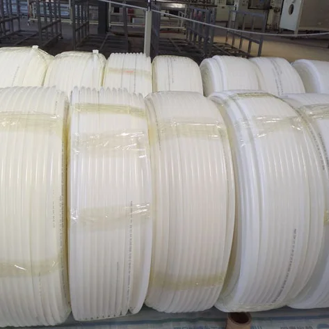 Manufacturers produceDN32 white floor heating pipe PERT floor heating pipe is heat-resistant and cold-resistant   plumbing pipe