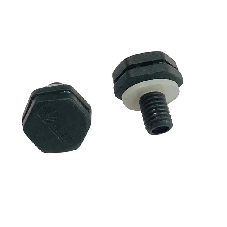 IP68 protective plastic nylon M5*0.8 waterproof  ePTFE membrane breathable screw in vent plug