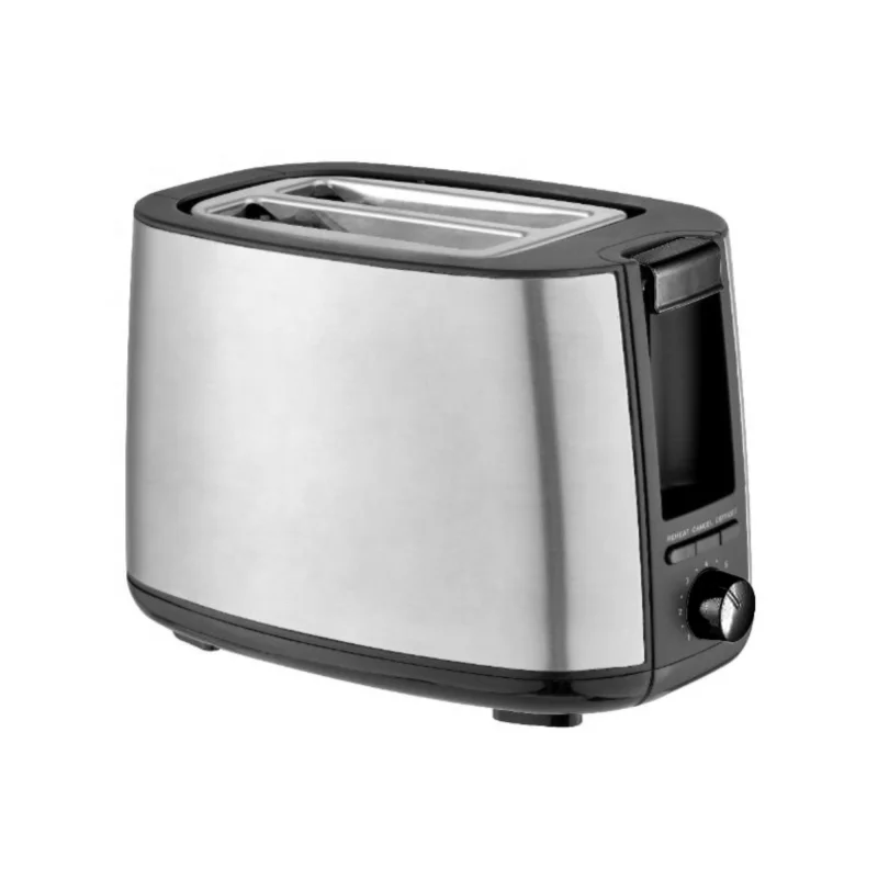 SS toaster automatic tostadora de pan with 2 wide slot breakfast maker machine