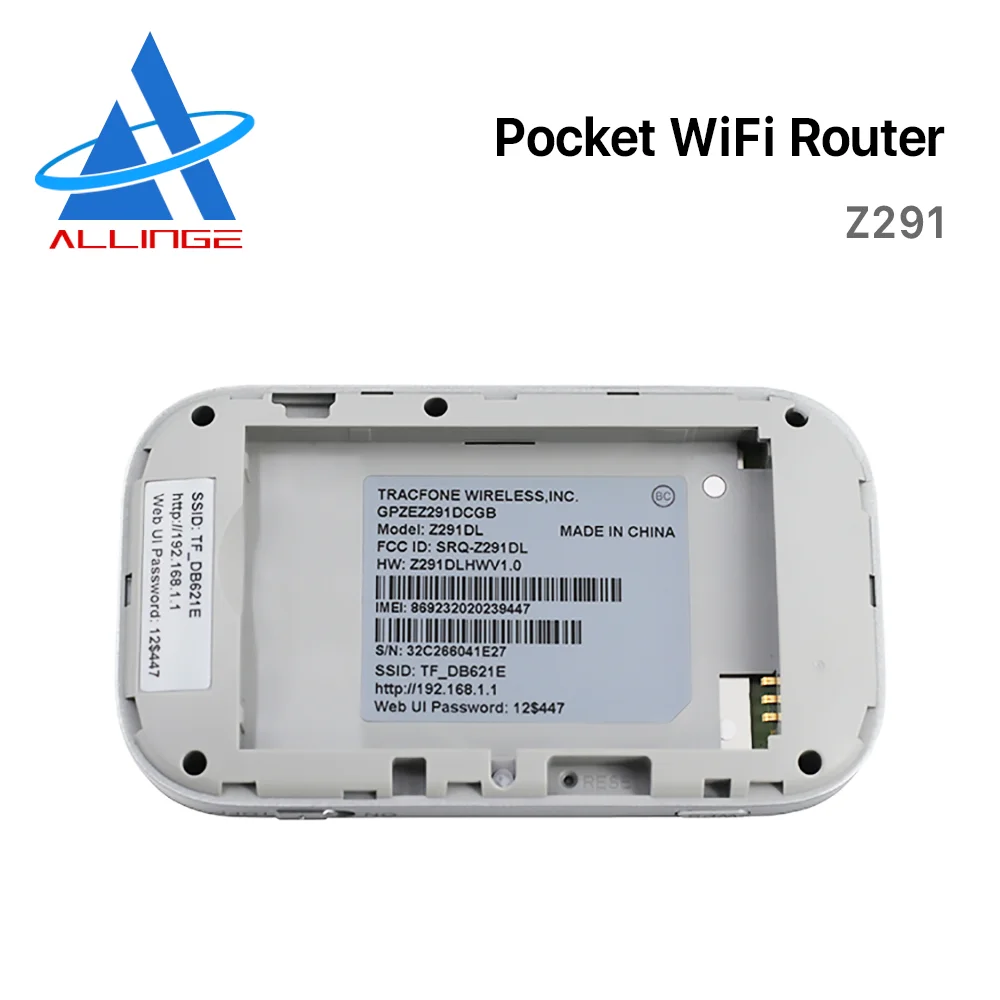 ALLINGE DRD1723 Z291 4G Mobile WiFi Hotspot New Stocks 2.4G 150Mbps Mini Router U.S. Cellular - United