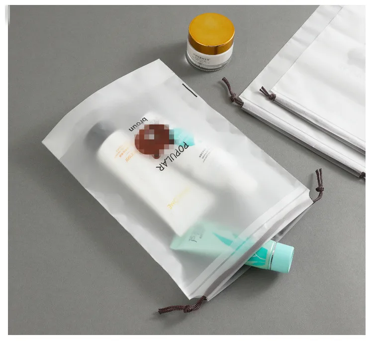 Custom Printed Moistureproof Waterproof Multifunction Plastic Drawstring Backpack Packaging Bag Gift Bags