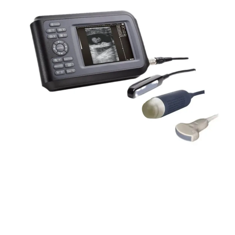 Animal Ultrasound Machine with Rectal Probe for Cattle and Horses V8 Portable Full Digital Veterinary Diagnostic Equipment