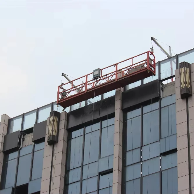 ZLP1000 rope suspended scaffold/suspended wire rope platform/glass lifting equipment
