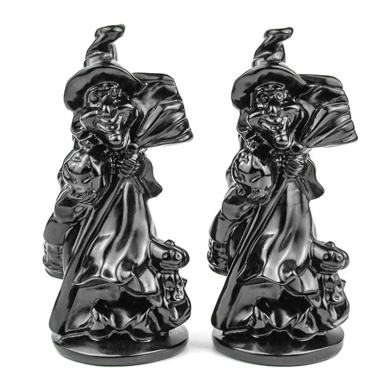 Crystal Carvings Witch Carvings Crystal Artwork Sculpture Crafts Obsidian Witch