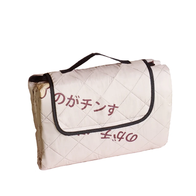 Factory custom hot sale portable picnic pad roll up picnic blanket Oxford cloth waterproof picnic mat