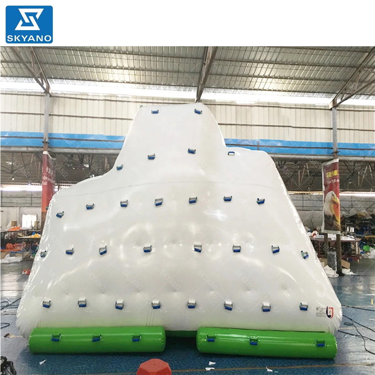 5m High Inflatable Water Iceberg Climbing Ice Tower