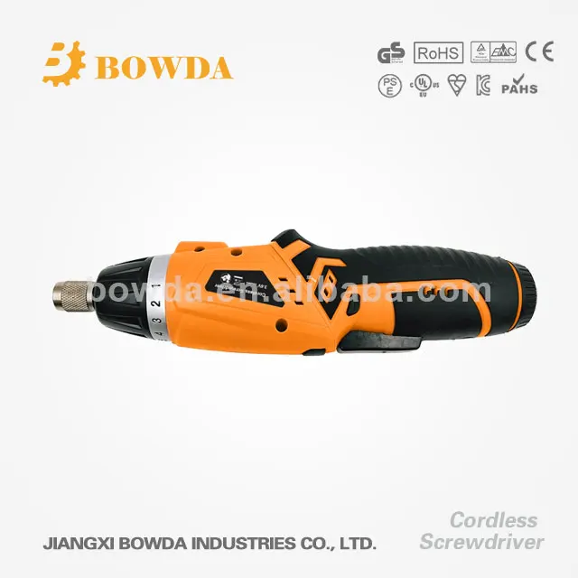 
3.6v DC Motor Torque Rechargeable Li-ion Battery Cordless Screwdriver 