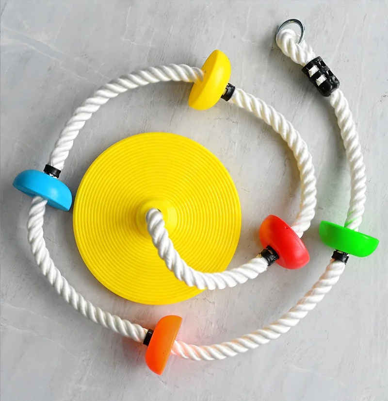 Деревья дом двор Альпинизм веревка шина блюдце качели набор