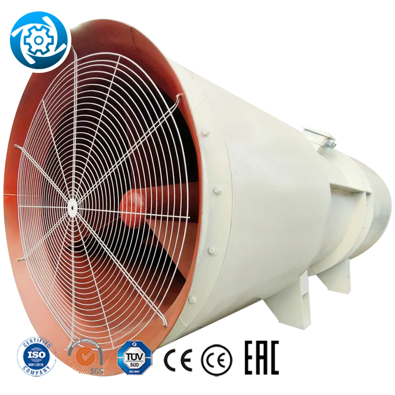 Воздуходувка для горной промышленности на большие расстояния, вентилятор для подземной шахты, вентиляция для угольной шахты, туннельная вентиляция