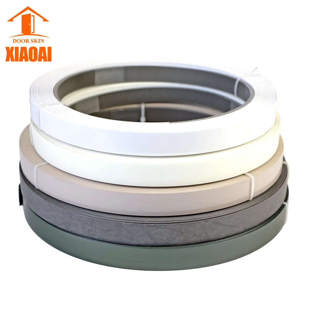 XIAOAI Furniture Decorations PVC Edge Tape Manufacturing Wooden Melamine Plastic Edge Banding Tape With Wholesale Price