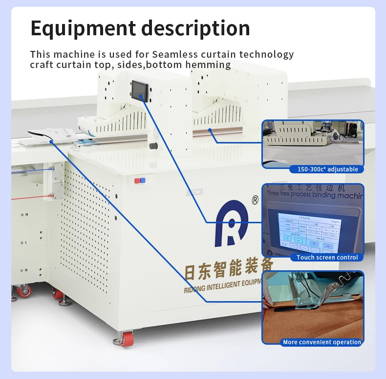 New Product Seamless Curtain Hemming Sewing Machine Flat-Bed Mechanical Configuration