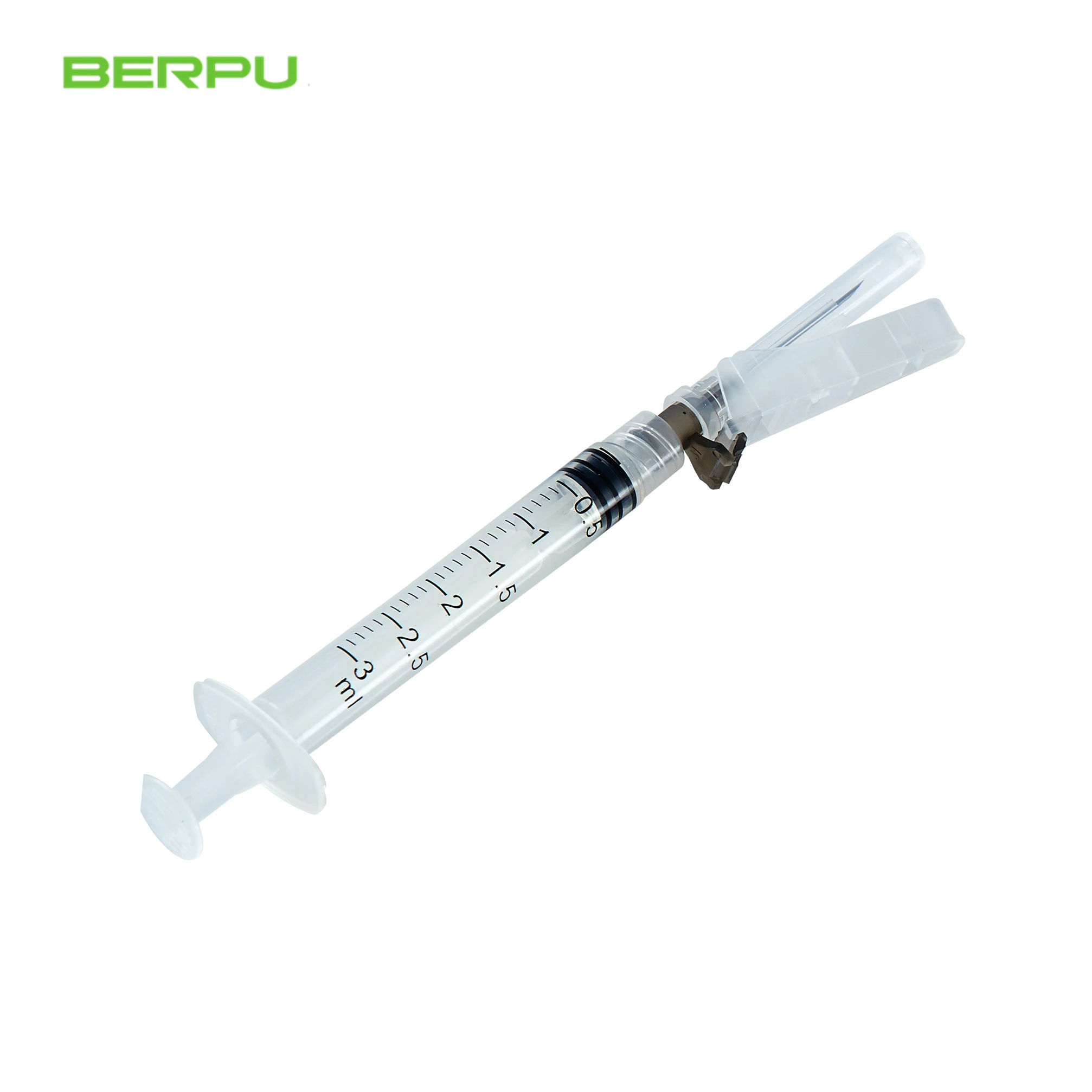 Wholesale Customized Sterile Hypodermic Luer Lock Syringe With Safety Needle