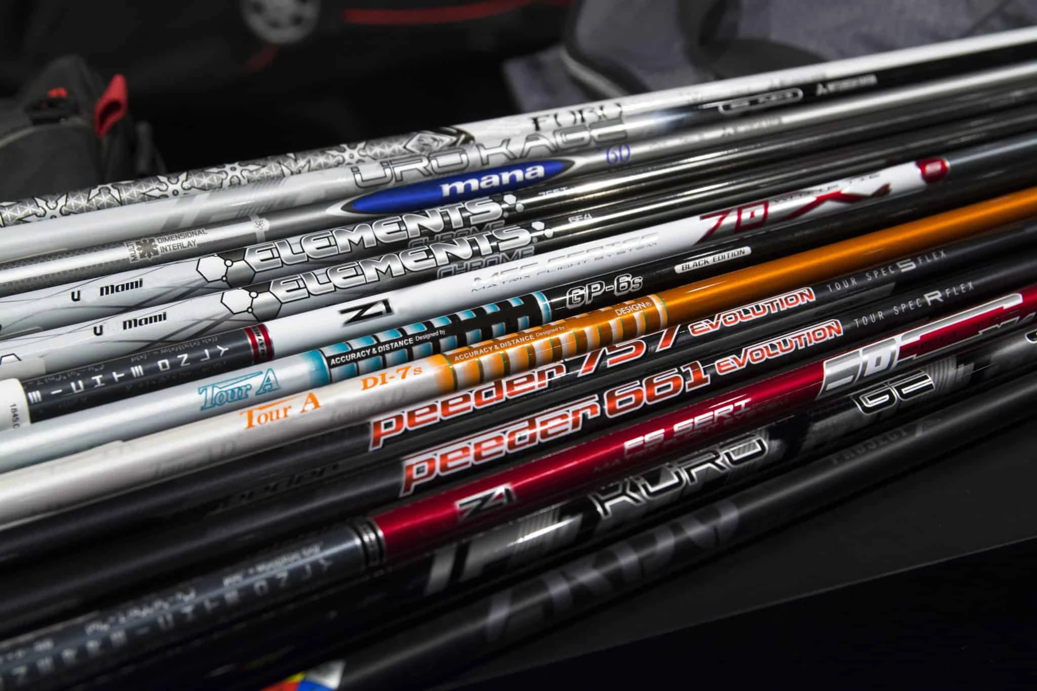 OEM New Design Golf Shafts Wholesale Graphite Custom Logo Wood Iron Golf Club Shaft Light Weight Carbon Fiber Golf Shaft