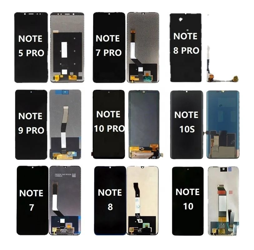 Panel 9C 9T 10 Pro 10s LCD Digitizer Assembly Display Touch Screen For Xiaomi For Redmi Note 4 5 6 7 8 9 10 Pro 10s