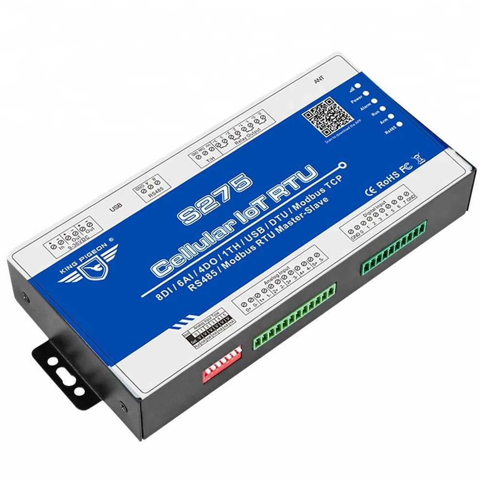 Remote Control Modbus to MQTT 4G Alarm Controller S275