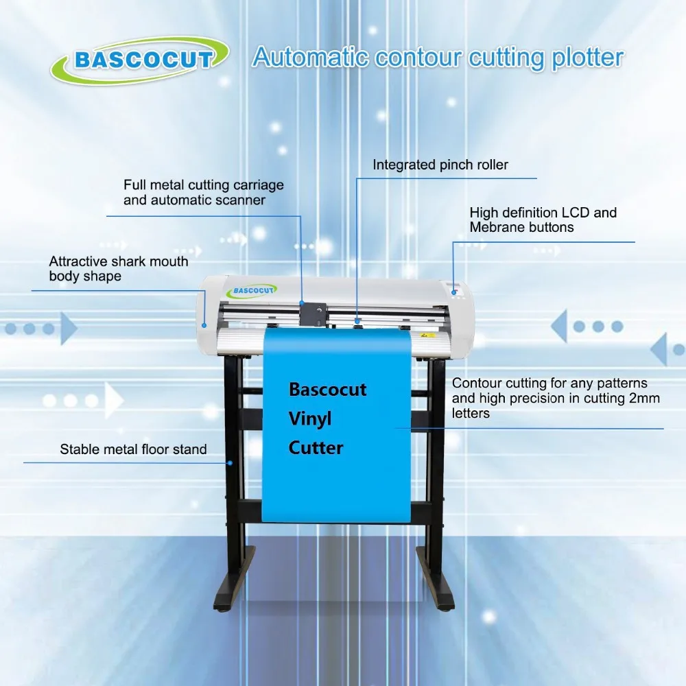 High Quality Easy-to-Operate Signmaster Servo Step Motor Vinyl Contour Cutting Graph Plotter Factory Direct Roll Paper Sticker