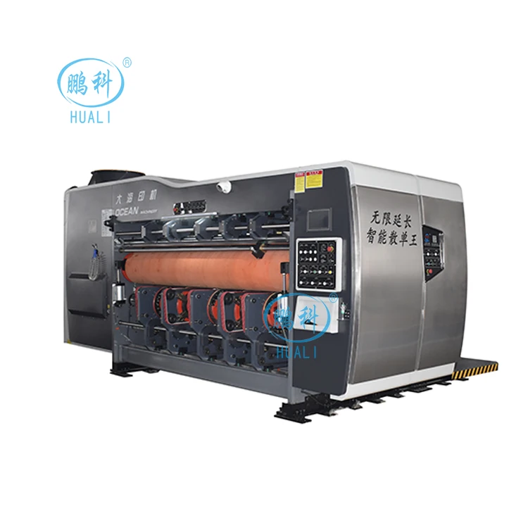 Lead edge feeder corrugated box slotting machine fully automatic slotter