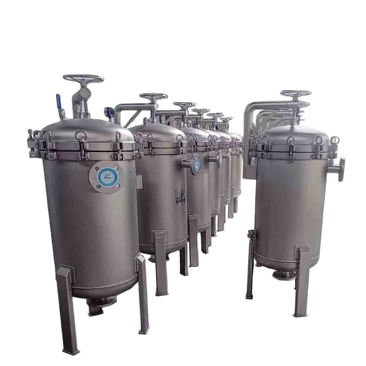 Cheap price palm oil filtration machines bag filter housing