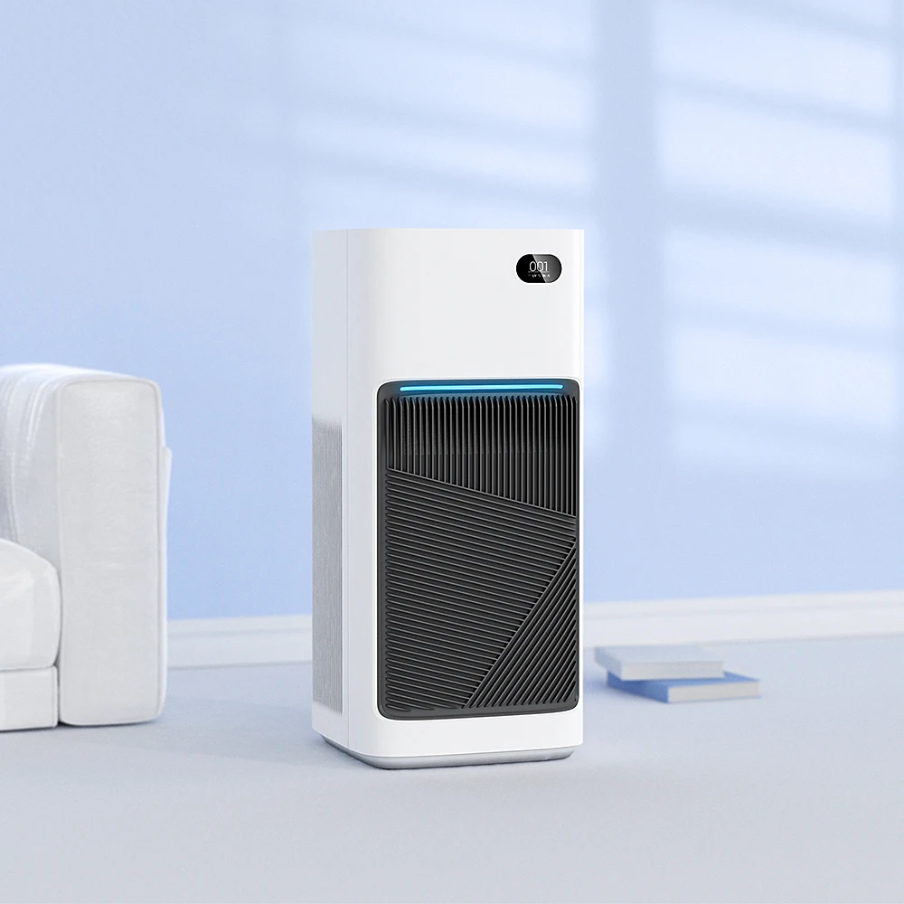 Hot Sale Large UV Home 3 In 1 Ionic AC Floor Hepa Air Purifier For Office Room