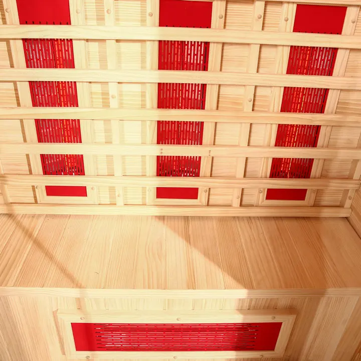 4 persons home infra spa red sauna room with infra red light