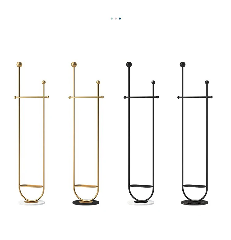 Manufacturers supply bedroom decoration metal small simple coat rack modern clothing display rack
