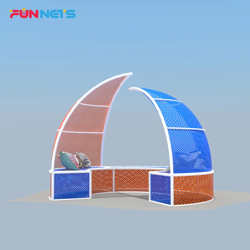 Павильонная конструкция Yun, коммерческая аттракцион, мягкая сетка для игры, детская Крытая сетка для приключений, оборудование для игровой площадки
