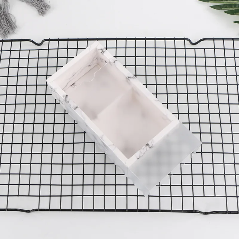 Wholesale Biscuit Gift Food Macaron Moon cake cookie drawer packing box with frosted window pastry egg yolk crisp paper box set