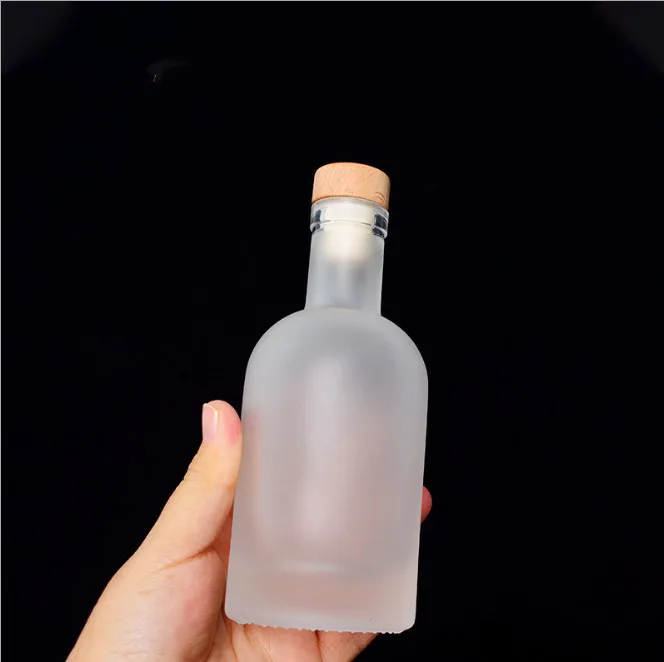 Прозрачные матовые стеклянные бутылки для спирта Nordic Clear 250 мл 750 бутылка водки ликера Осло