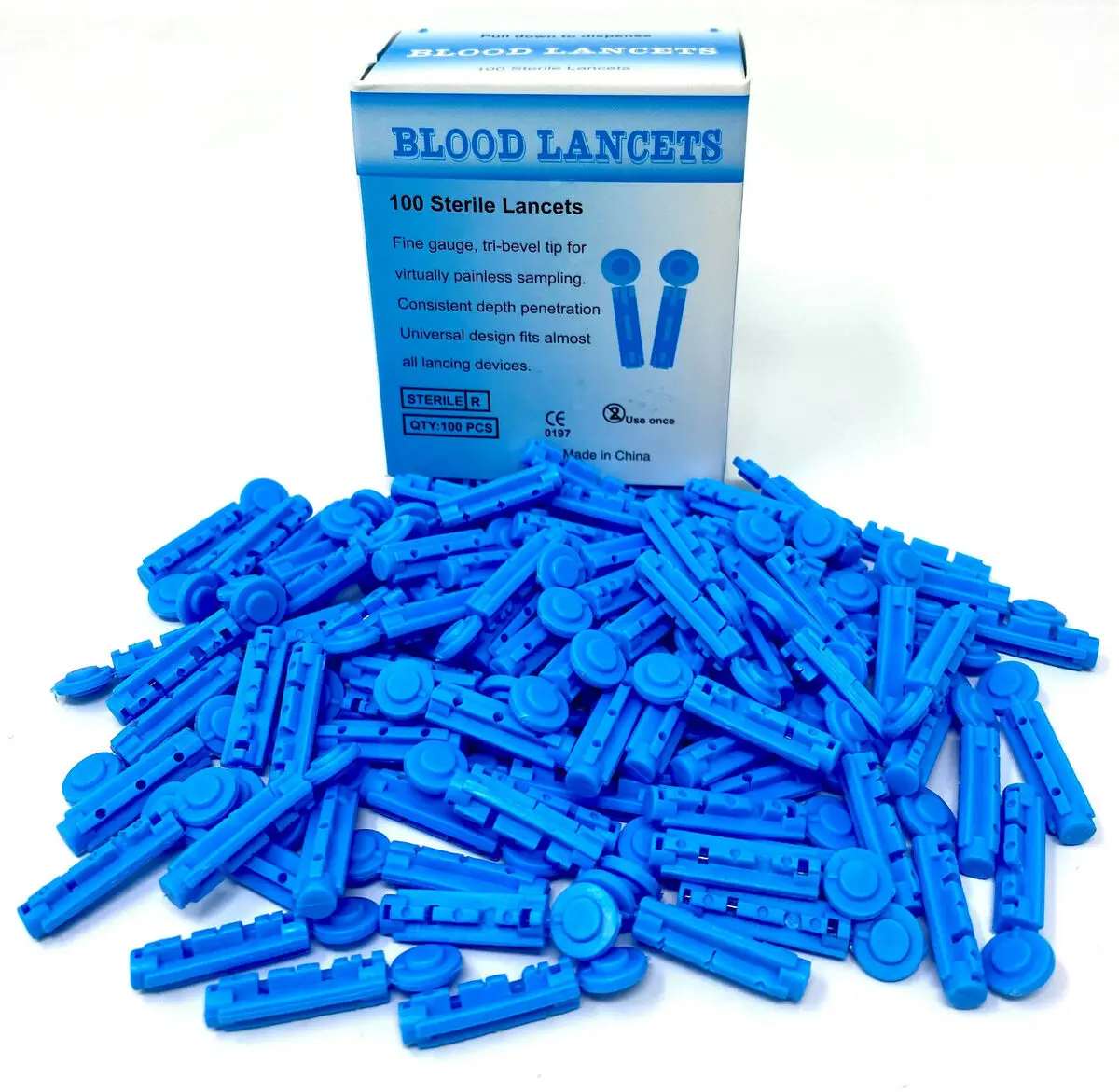 Hot sale twist lancets sterile blood lancets stainless steel lancet needle 28g 30g for diabetics
